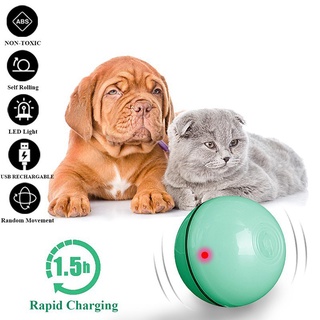 gato interativo inteligente, bola rolamento automática brinquedos gato 360  graus, bola inteligente rotação automática bola gato giratório recarregável  USB