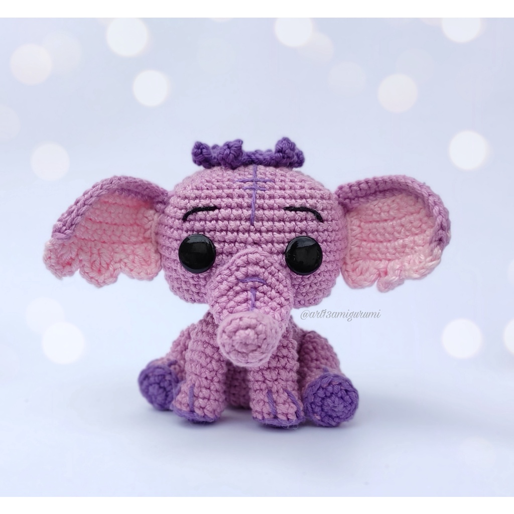 Bolota personagem da turma do Ursinho Pooh Amigurumi Shopee Brasil