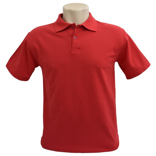 Camisa Polo Lisa Masculina Piquet 50%algodão/50%poliester, Tamanhos do P ao GG, Uniformes, Dia a Dia ou Trabalho, Atacado ou Varejo