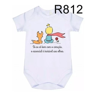 Roupa De Bebê Body Personalizado Pequeno Príncipe R812