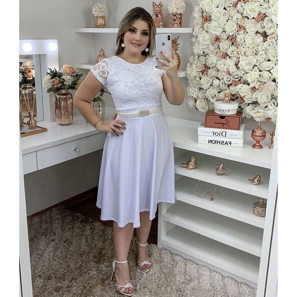 Vestidos de rendas store evangélicos