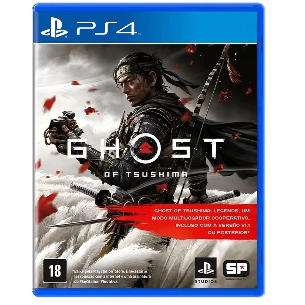 Jogo Ghost of Tsushima mídia física ps4