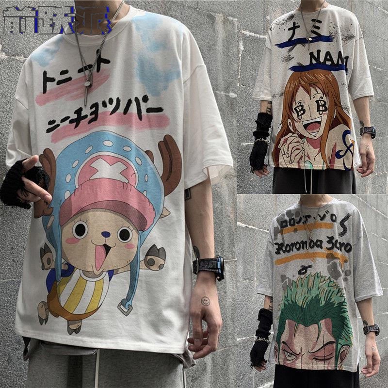 T-Shirt Anime masculino, toca, Boca, Roupa - AliExpress