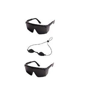 Kit Óculos Operador E Paciente Laser Luz Pulsada Led Fototerapia UVB UVA