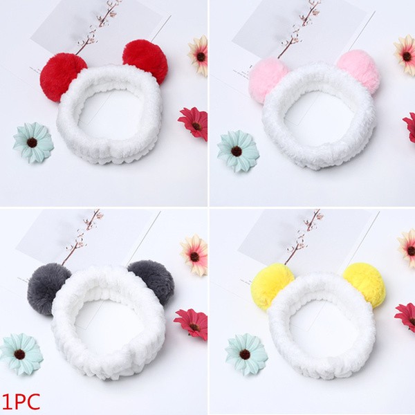 Faixa de cabelo modelo Orelha Panda Tiara para Skin Care ATACADO