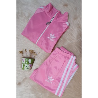 Conjunto adidas hot sale infantil rosa