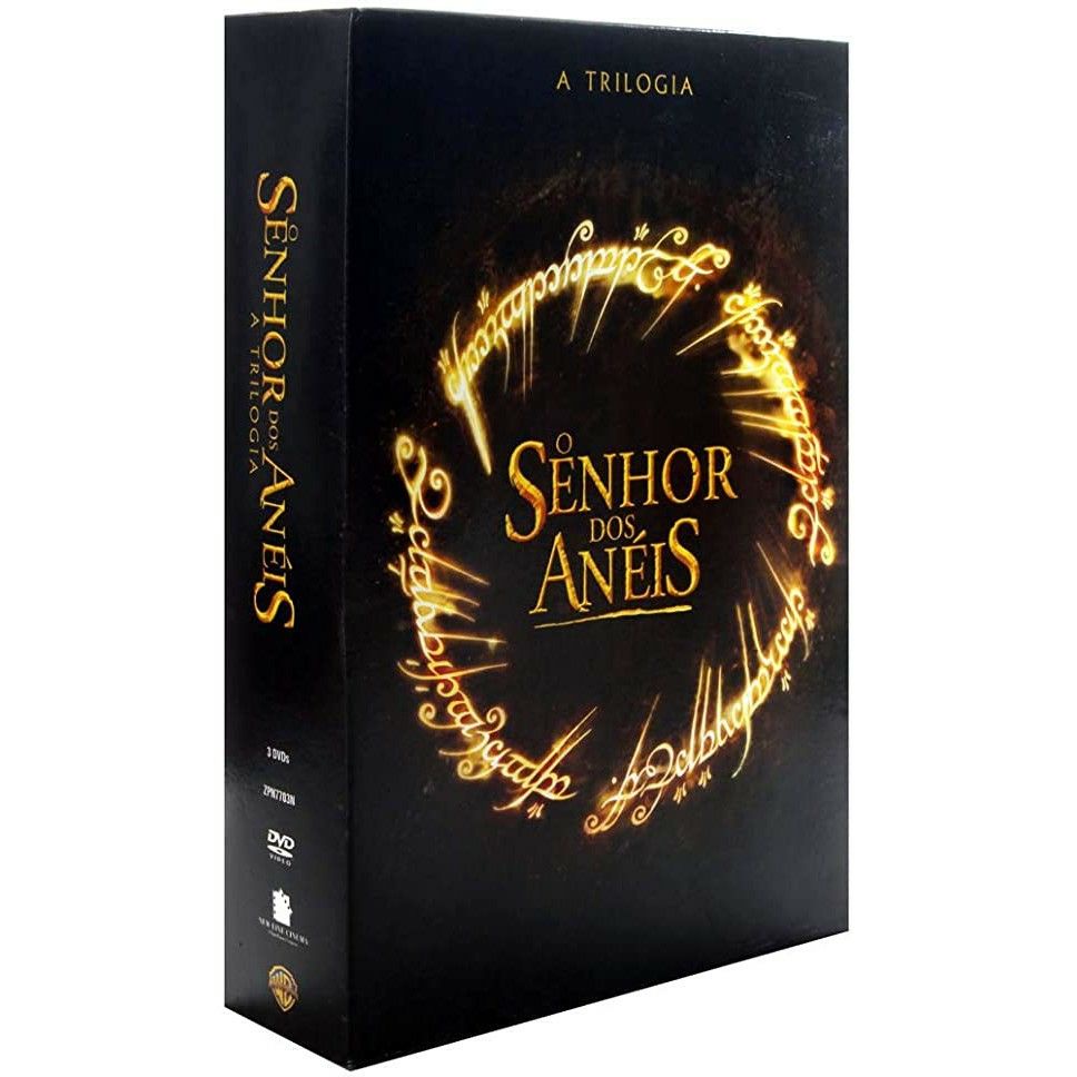 Box Trilogia Senhor dos Anéis DVD Original Completo com luva | Shopee ...