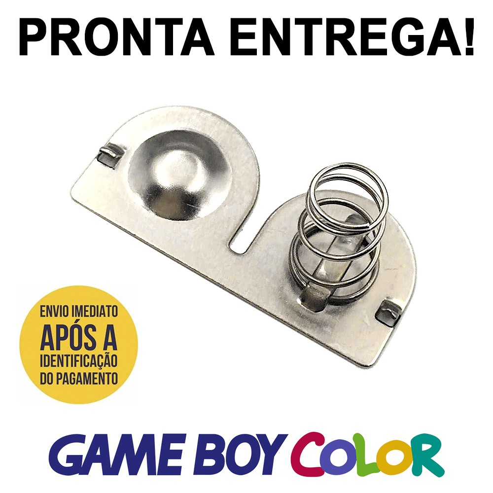 Conector Pilhas Gameboy Color Nintendo Terminal Mola Gbc!