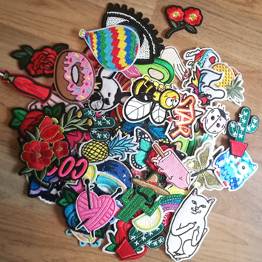 Desenhos animados Trator Patches Ferro Em, Caminhão Costura Apliques, DIY,  Jeans, Mochila, Casacos, Adesivos, Vestuário Vestuário