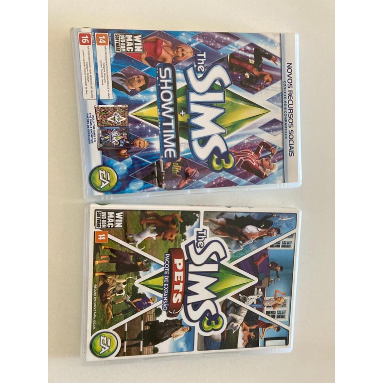 Game para PC The Sims 3 + 2 pacote DLC, Expansão: pets, showtime ...