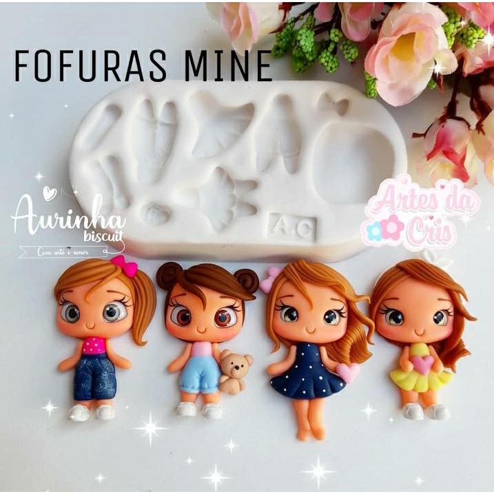 Molde Trio Fofinhos - Aurinha