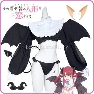 Anime My Dress-Up Marin Kitagawa Little Devil/Cosplay/Peruca Com Asas/Sexy/Demon Maid/Sono/Bsque/Wa Koi/Wo Suru