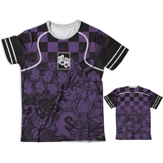 Camisa Brasil Chora agora Ri Depois - roxo com detalhes em branco