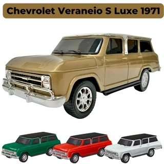 Veraneio Chevrolet em miniatura de brinquedo Lançamento Diverplas Brinquedos Infantil Colecionadores Carrinhos Carros Antigos Coleção