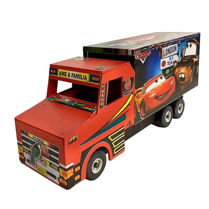 Caminhão De Brinquedo Boiadeirinho Em Madeira MDF - 103 em Promoção na  Americanas