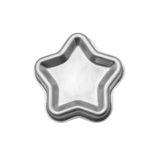 Forma Ballerine Estrela 17,5cm X 4,5cm (alum) - 1081 Linha Especial De Natal Caparroz