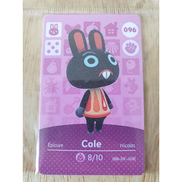 Amiibo Card Animal Crossing Series 1 (51 ao 100) Para Nintendo
