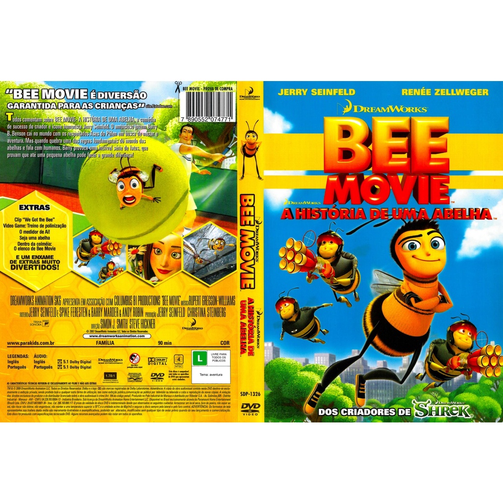 Bee Movie: A História de uma Abelha, Dublapédia