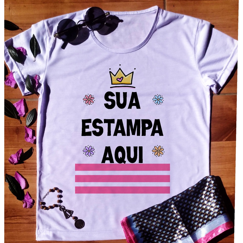 Camisa Personalizada Barbie Blusa Estampada Adulto Baby Look Ótimo  Acabamento e Durabilidade - Reinart Personalizados - Blusas Femininas -  Magazine Luiza