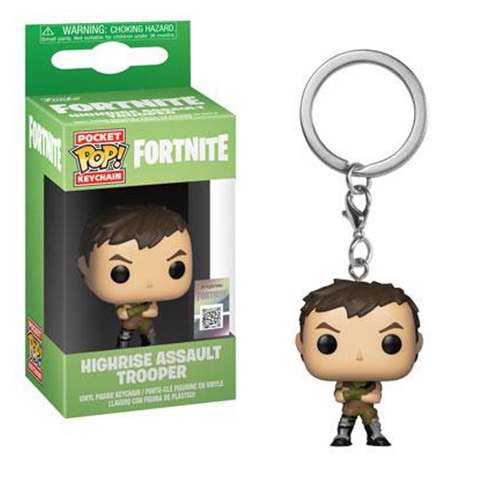 Funko Pop Keychain Fortnite Higrrise Assault Shopee Brasil