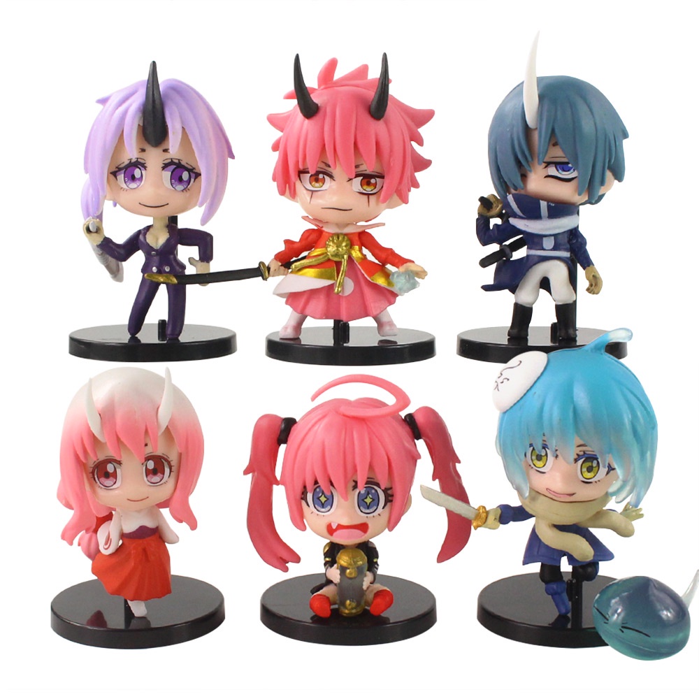 Action Figure Colecionaveis that time i got reincarnated as a slime Rimuru Tempest Shuna Shion Benimaru Souei Milim Nava