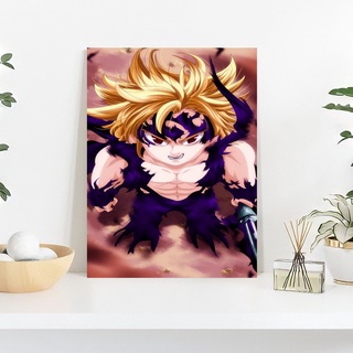 Almofada 27x37 Nanatsu no Taizai Sete Pecados Capitais Anime