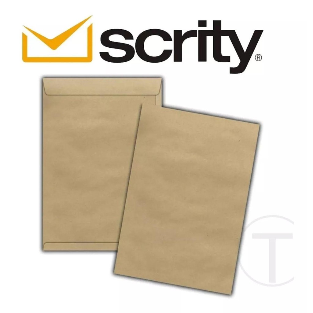 Envelope saco kraft SKN 036 tamanho 26 x 36 cm oficio 250un Scrity ...