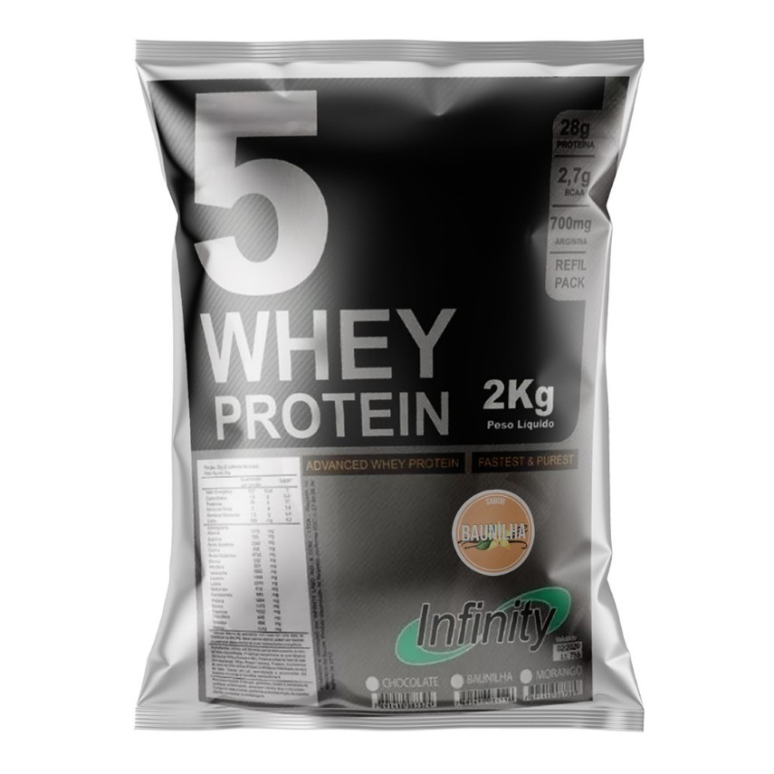 Whey 5w 2kg – Infinity Labs Wey – Baunilha