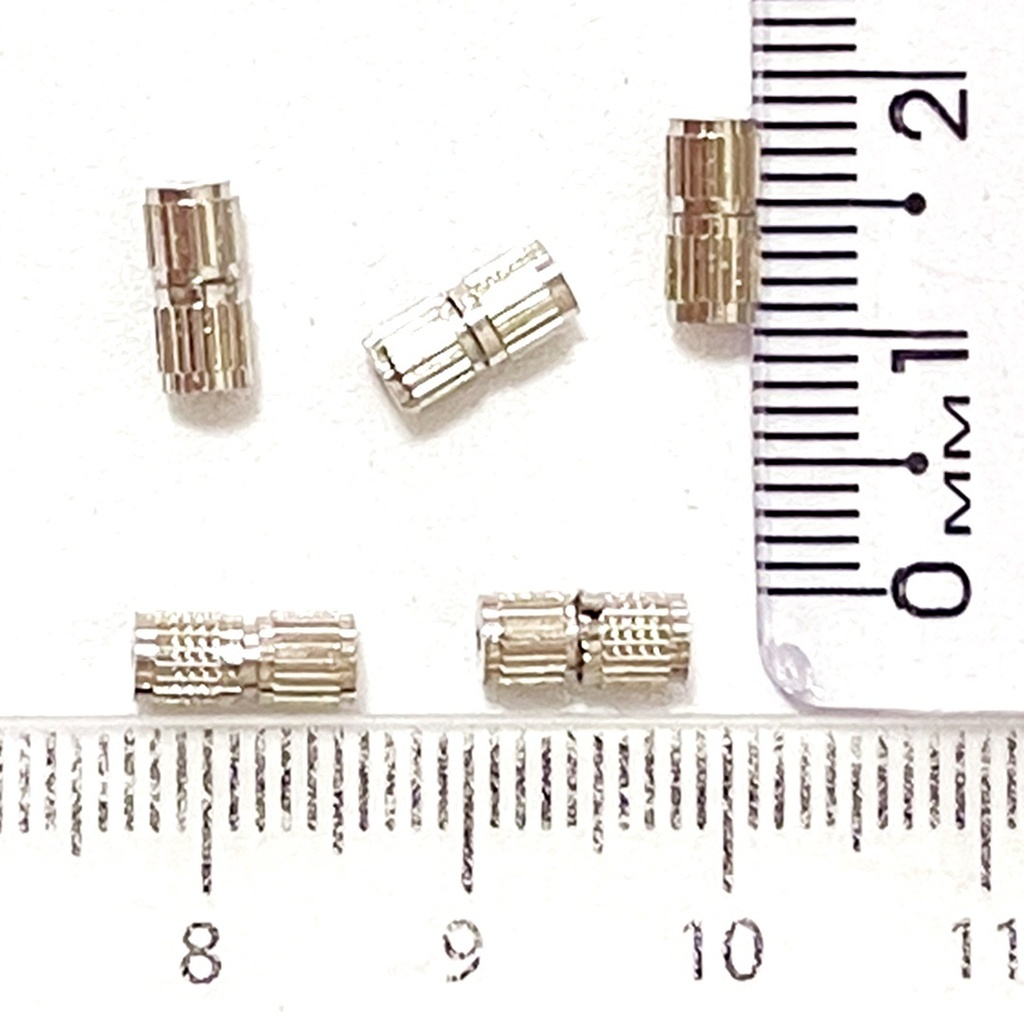 Fecho de Rosca Niquel 4mm (5 und)