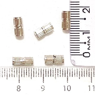 Fecho de Rosca Niquel 4mm (5 und)