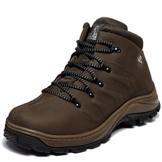 Bota Masculina Coturno Impermeável Couro Adventure off-rood - VIA