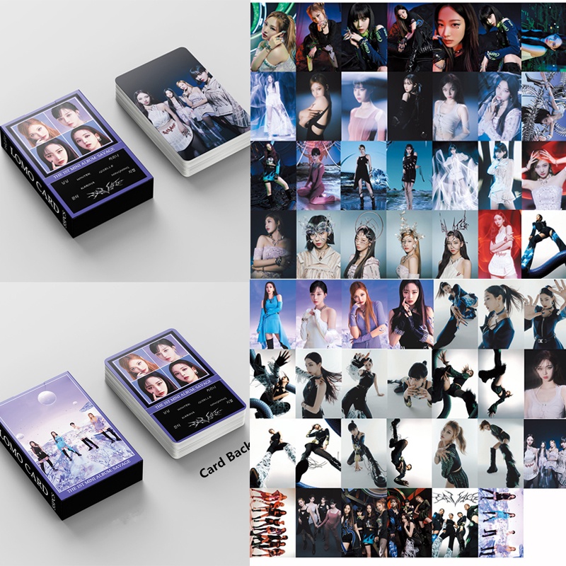 55pcs/box aespa photocards Rich Man Dirty Work Álbum Karina Winter