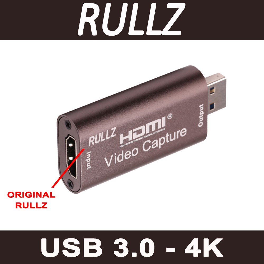 Capturadora Rullz HDMI USB 3.0 - Nemesis eSport Center