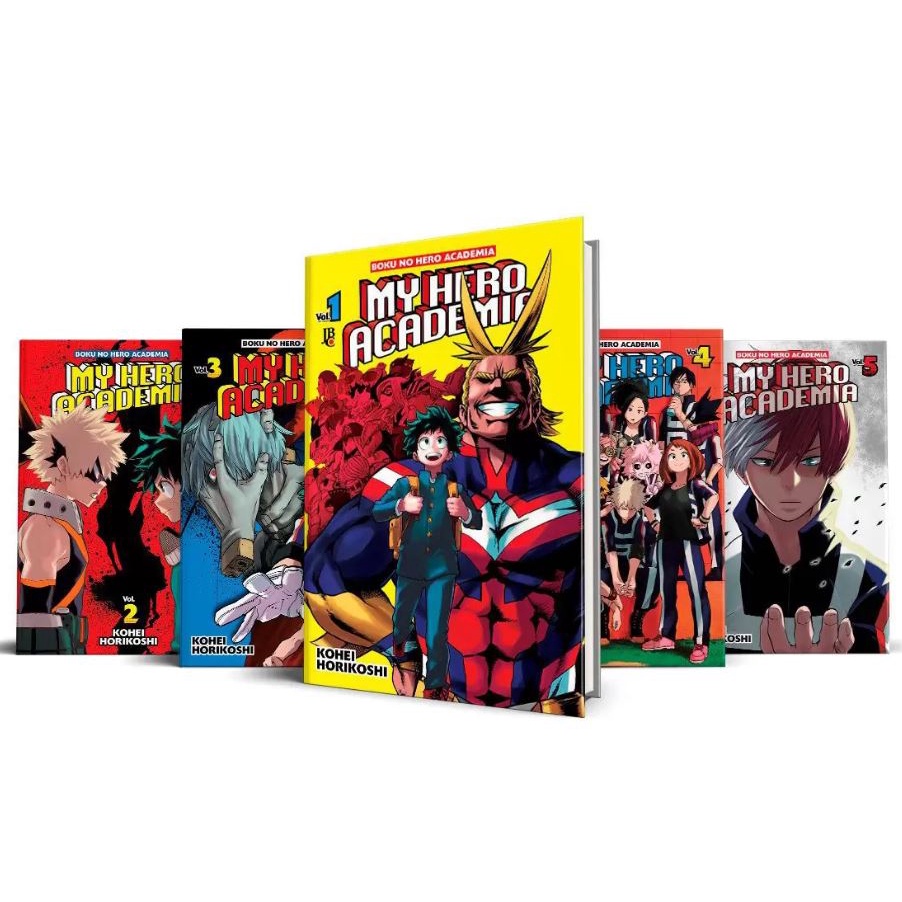 Mangá My Hero Academia Boku No Hero Coleção 1 Ao 5 Lacrado