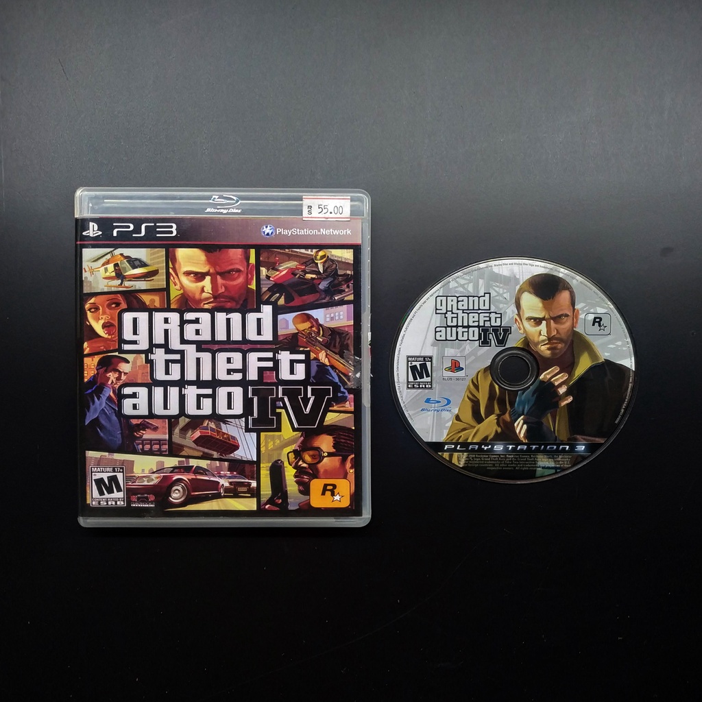 GTA IV - Jogo Blueray Original - PS3 / Playstation 3 By XGAMELIVE