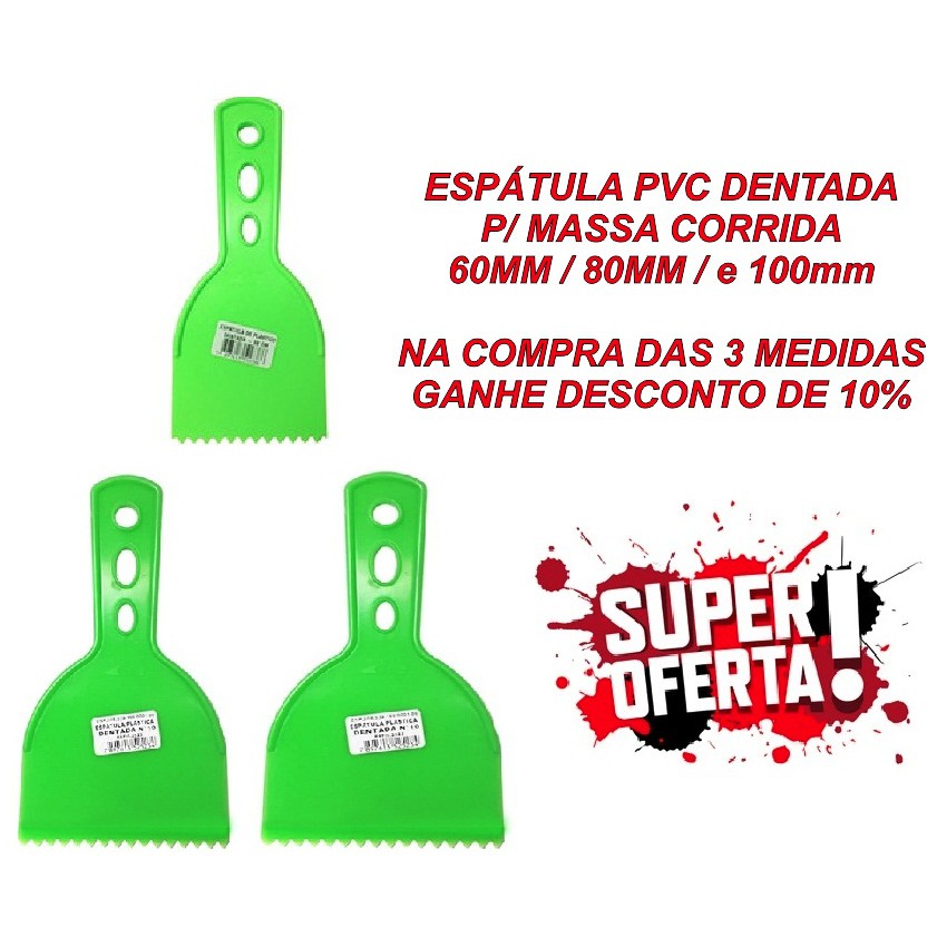 Espatula Dentada Pvc Plastica Massa Textura Decorar Bolo 60mm 80mm ...