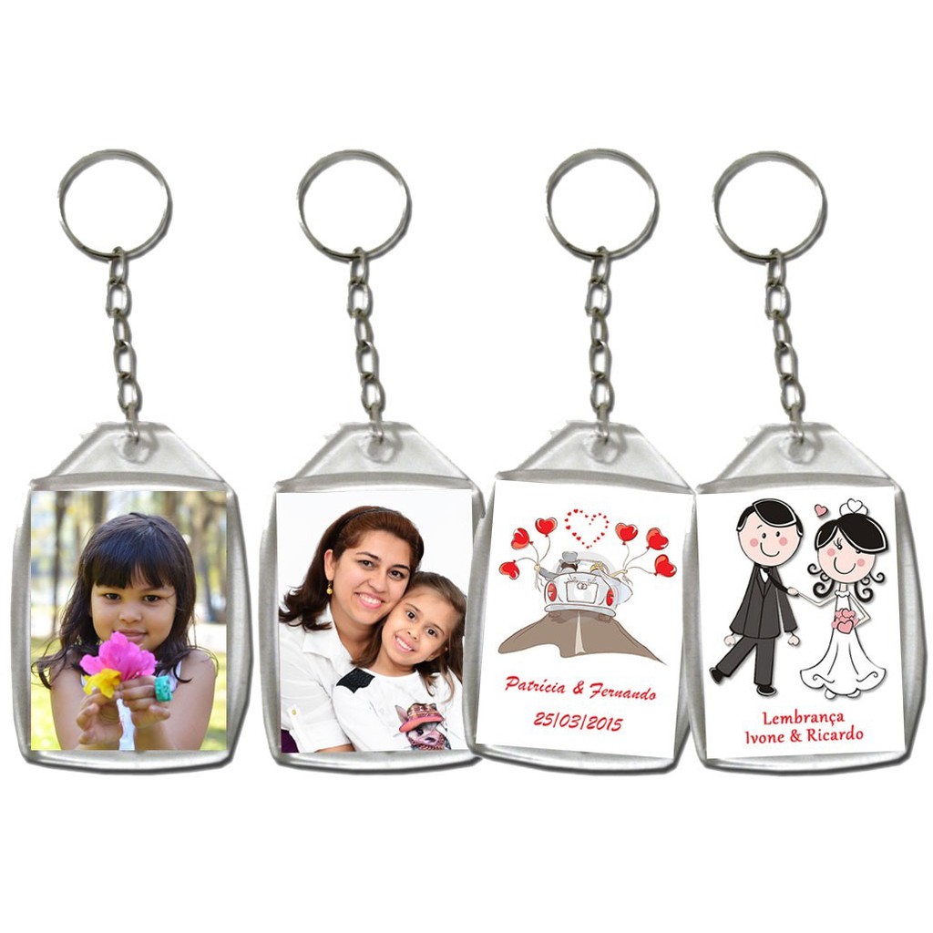 Chaveiros em acrílico personalizado, chaveiro, lembrancinha | Shopee Brasil
