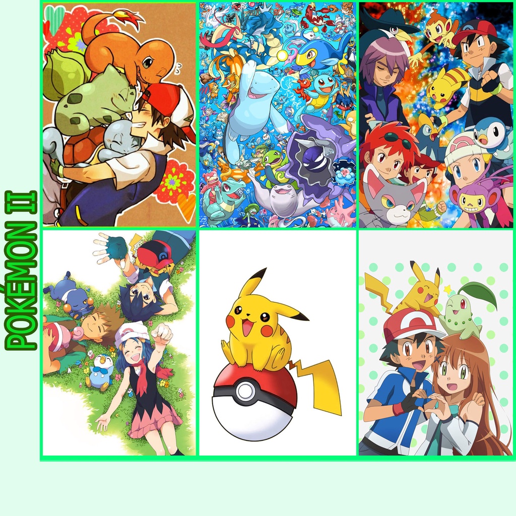 Quadro decorativo Pokémon XY Anime