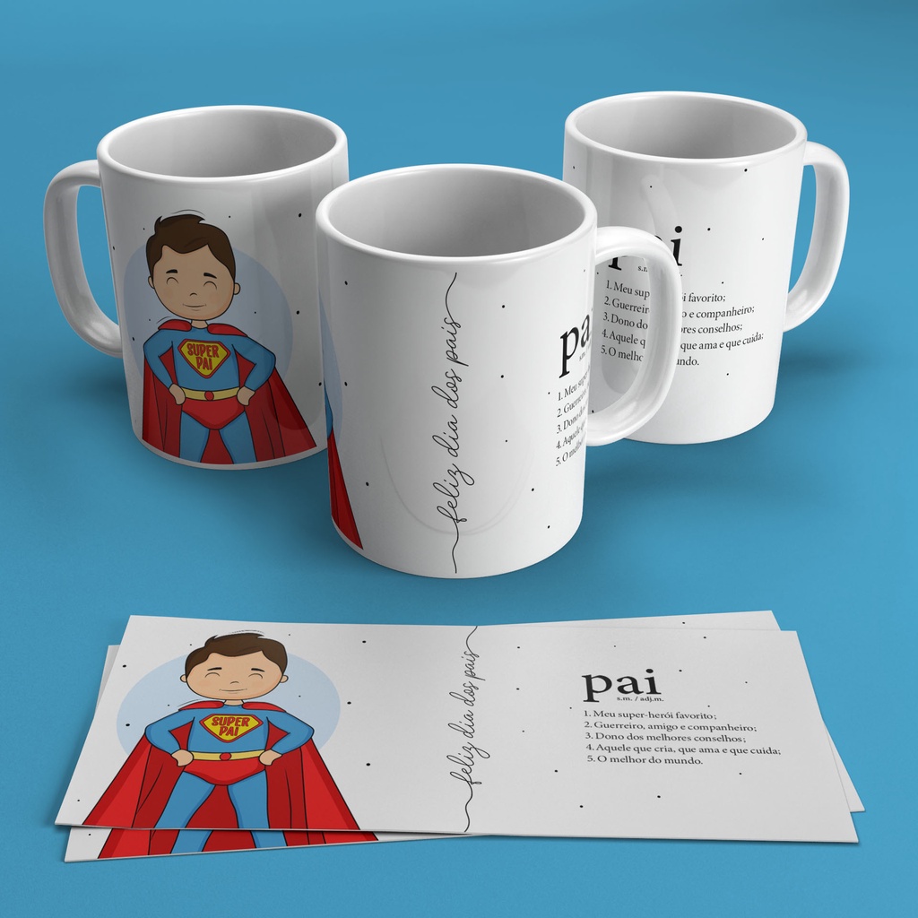 Caneca Personalizada Dia Dos Pais Presente Pai Padrasto Papai Painho Shopee Brasil