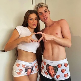 Cueca Casal Ciumento Personalizada com Foto 1 Unid | WECASE