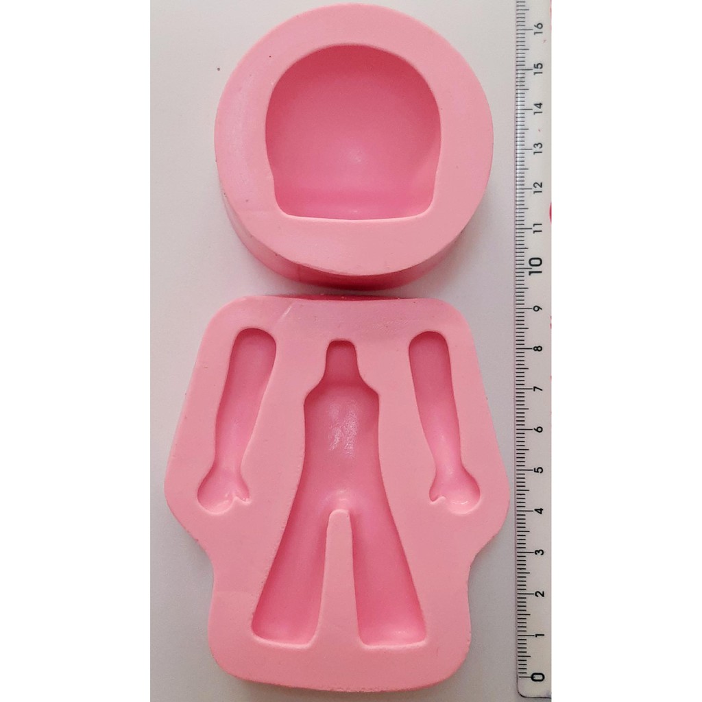 Molde Silicone Boneco Universal Grande