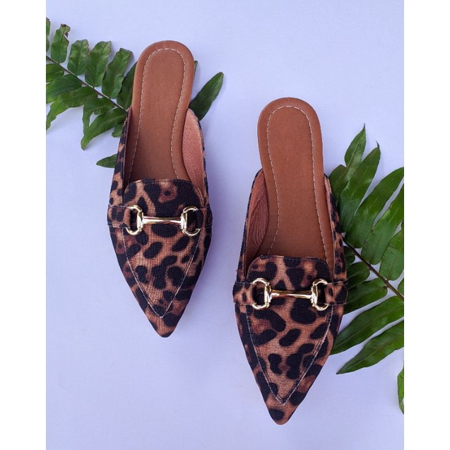 Mule feminino hot sale animal print