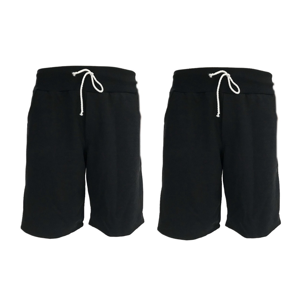 KIT 2 Bermuda Masculina Plus Size Moletom Academia Fitness