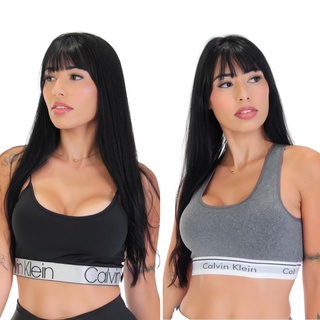 Kit 2 Tops / Top Academia Sem Bojo Roupa Moda Fitness Preço De Atacado Roupa Feminina Ginástica Liso Crossfit Donna Joli