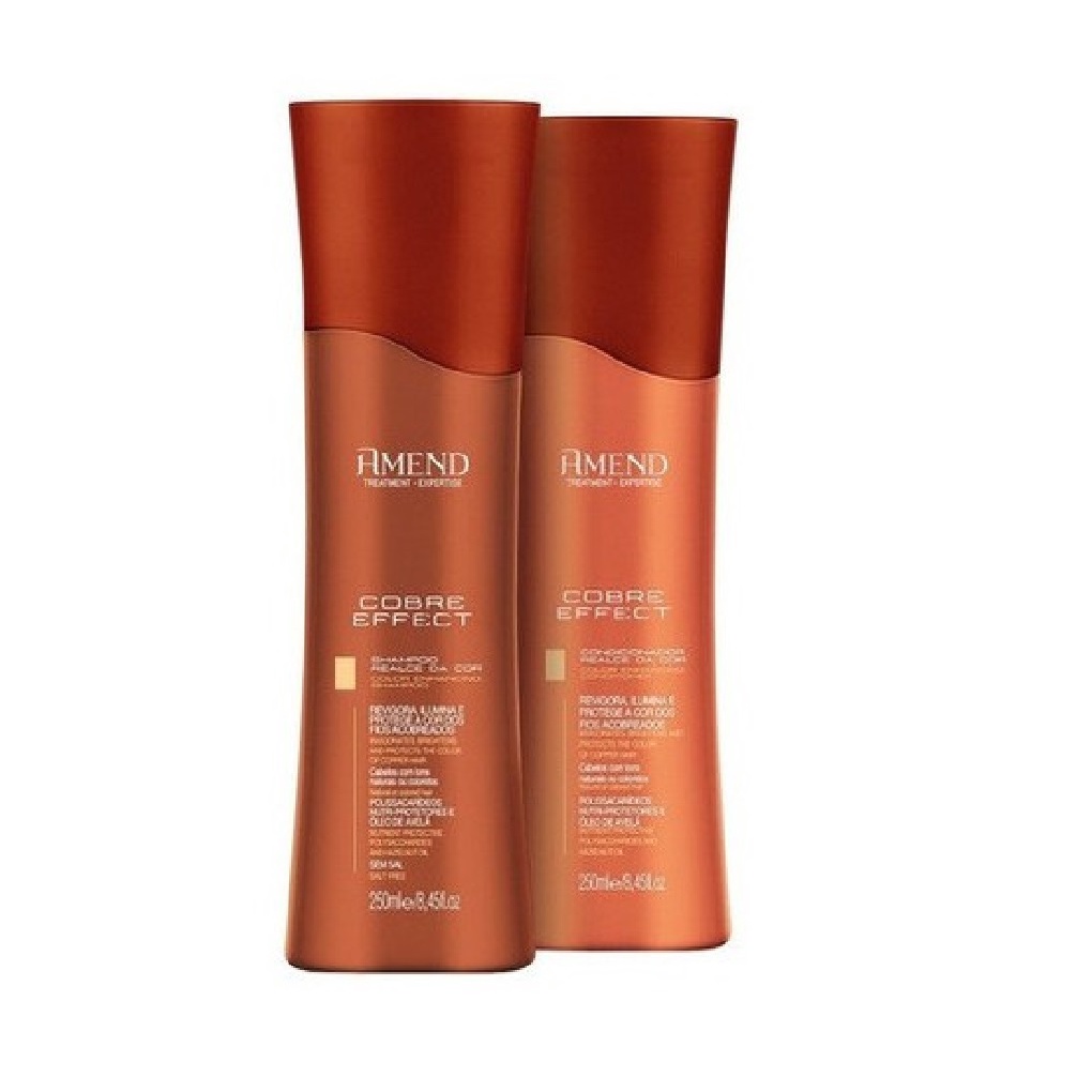Cobre Effect Kit Shampoo + Condicionador 250ml Amend Shopee Brasil