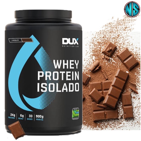 Whey Protein Isolado – Pote 900g Sabores Dux Nutrition Original