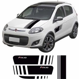 Kit Completo Adesivo Faixa Palio Sporting Attractive Essence