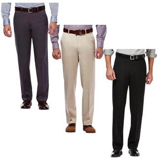 Kit 3 Calças Sociais Masculinas Sem Pregas 3 em 1 Cores Variadas 36 ao 52 Direto de Fábrica