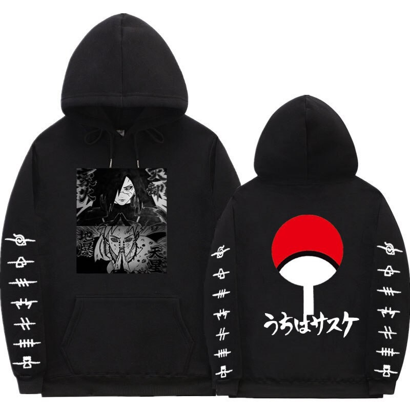 Blusa de Moletom Akatsuki Nuvem Classic Masculina com Capuz e Bolso Canguru  Top 2023