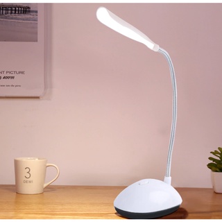 Luminária Mini de Mesa Flexível Sem Fio Led Leve Dobrável Portátil Leitura